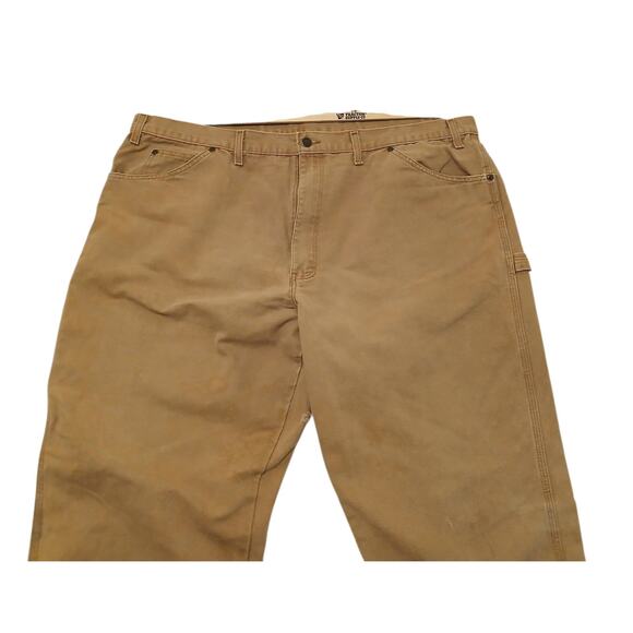 Dickies Mens Carpenter Work Pants 44x30 Relaxed Fit Canvas Cotton~SEE HOLE (Pic) - Picture 6 of 15